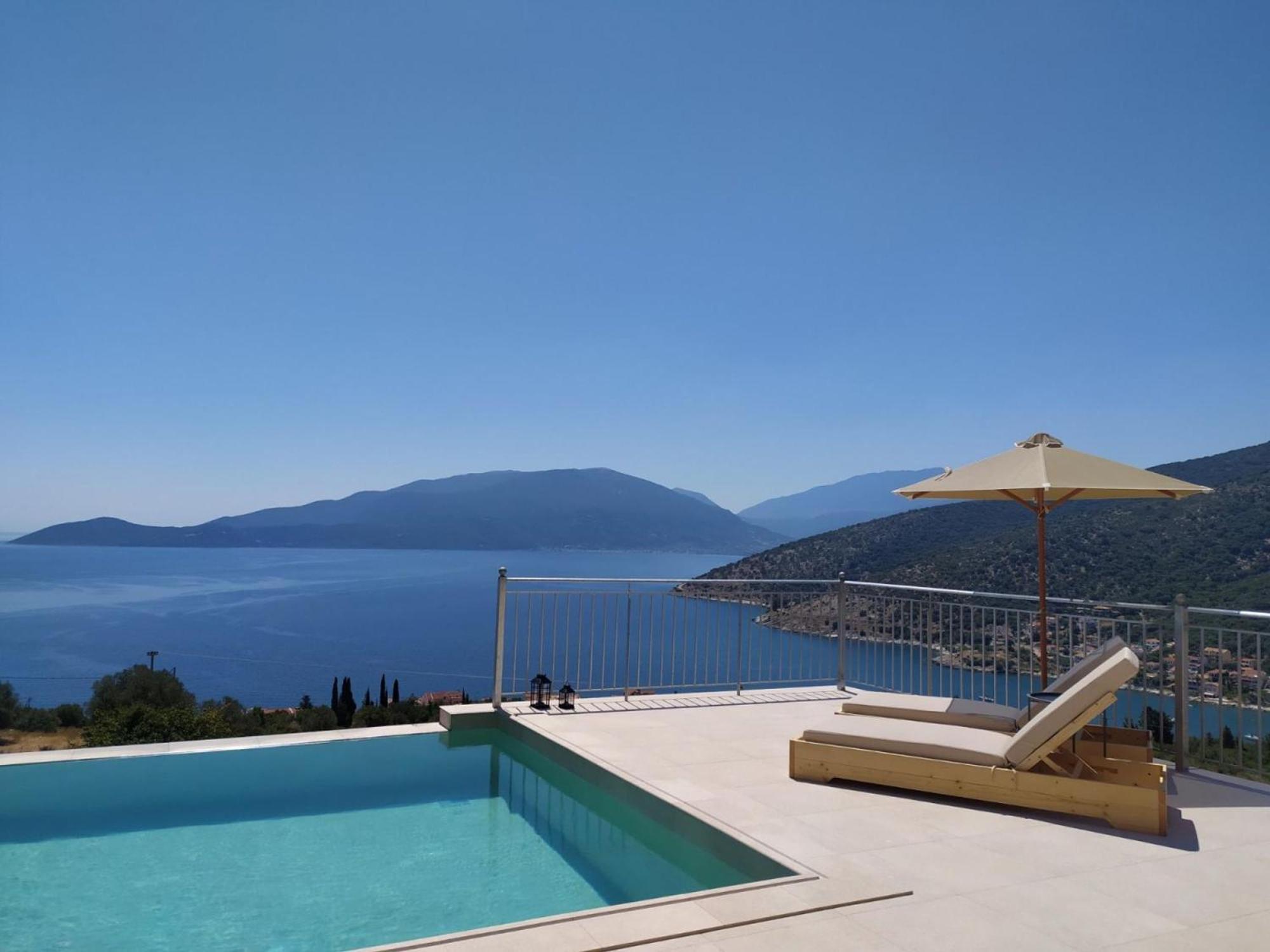 Augustela Villa Seaview Vacation Villa Agia Efimia エクステリア 写真