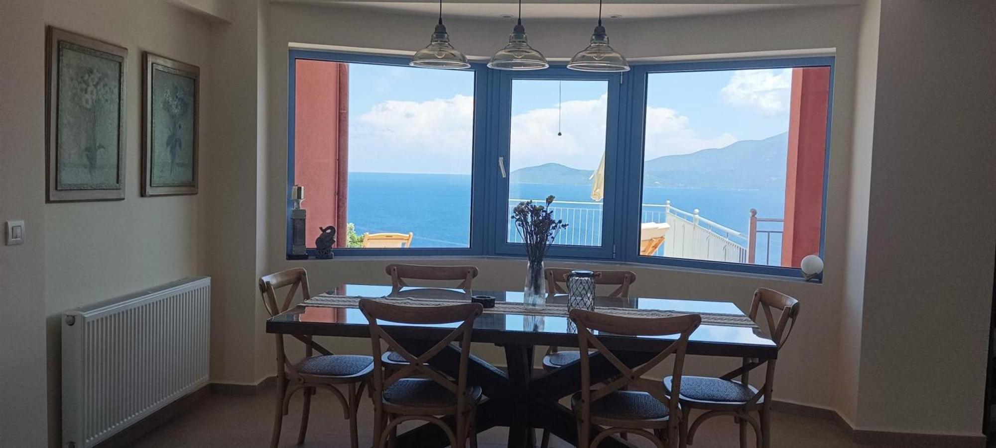 Augustela Villa Seaview Vacation Villa Agia Efimia エクステリア 写真