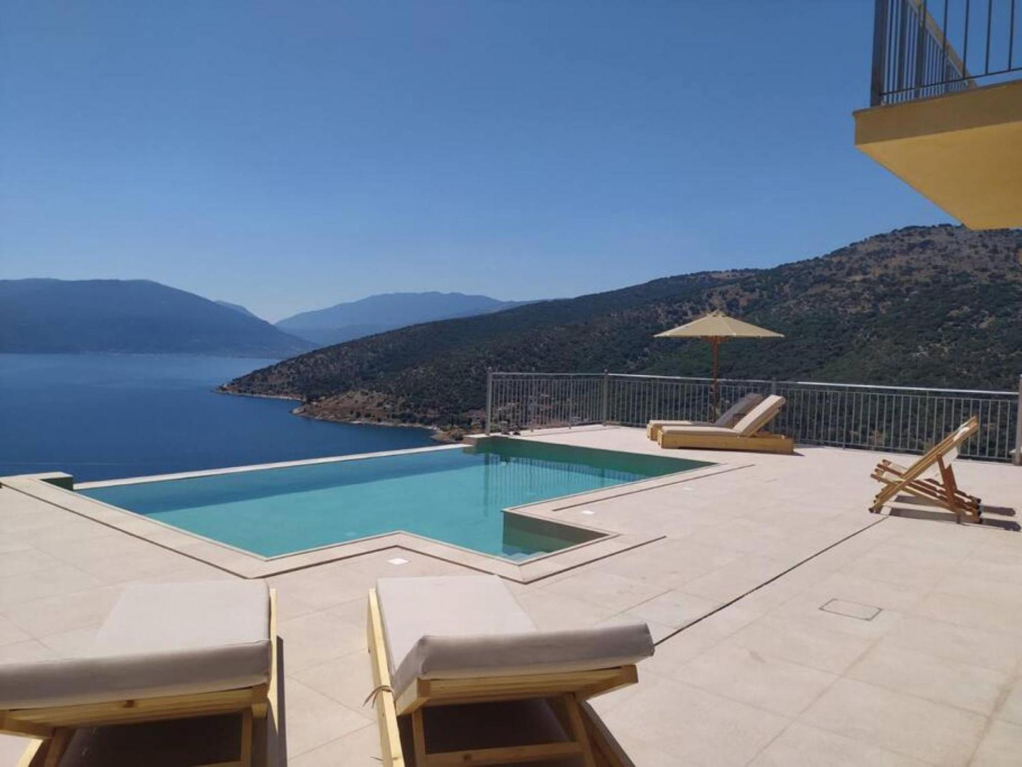 Augustela Villa Seaview Vacation Villa Agia Efimia エクステリア 写真