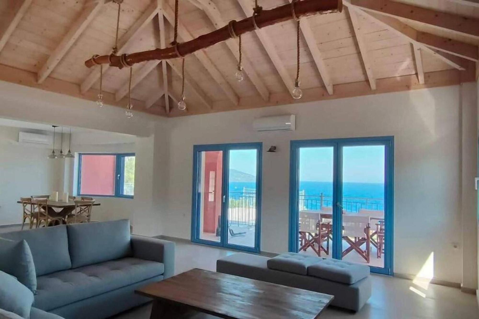 Augustela Villa Seaview Vacation Villa Agia Efimia エクステリア 写真