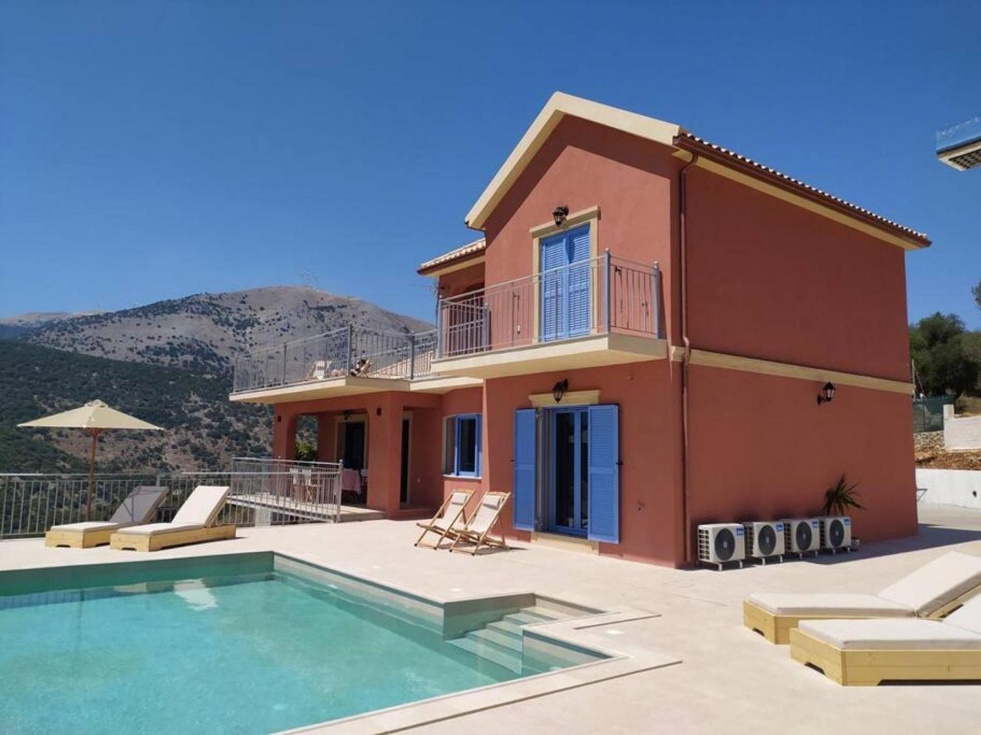 Augustela Villa Seaview Vacation Villa Agia Efimia エクステリア 写真