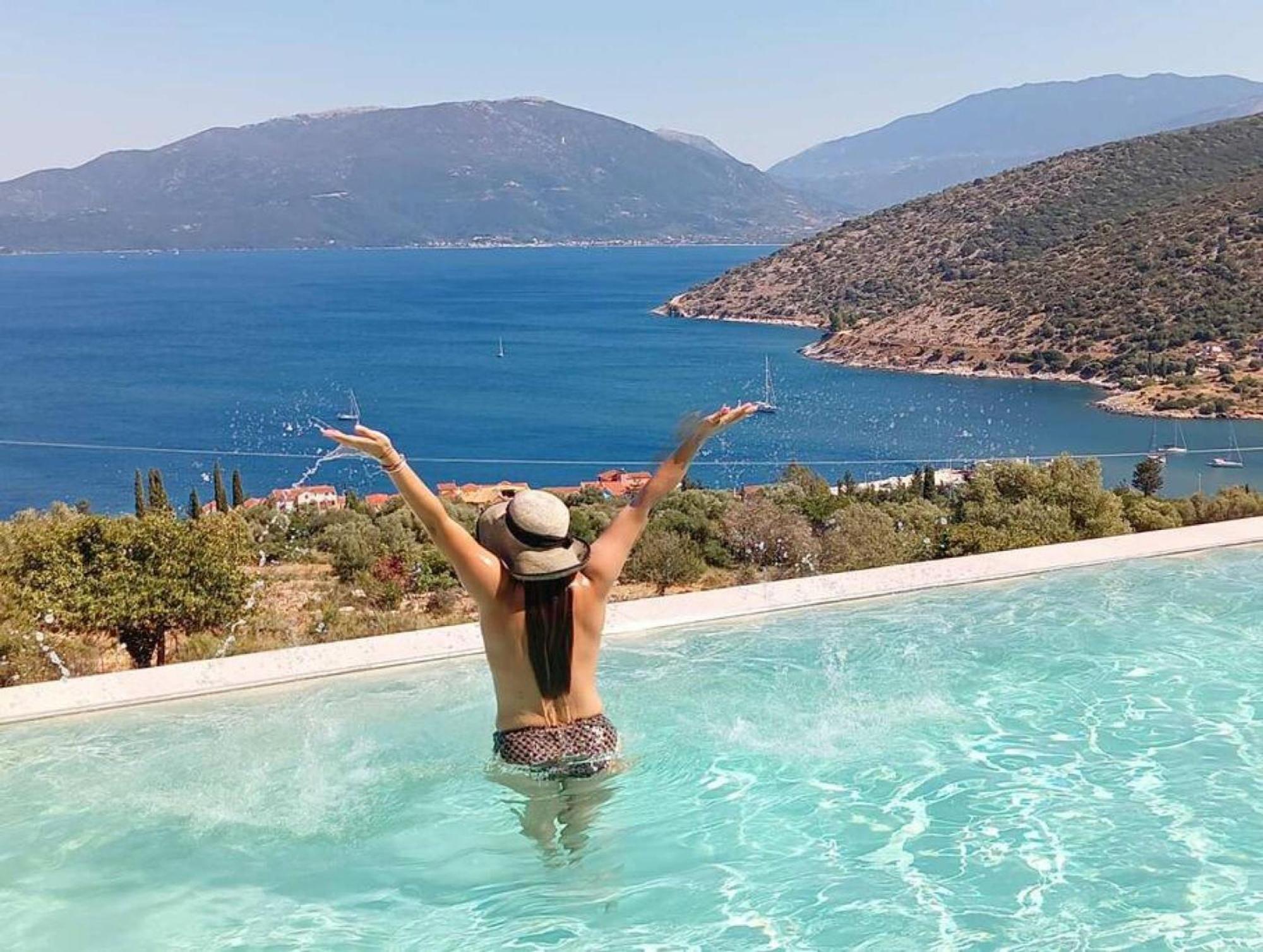 Augustela Villa Seaview Vacation Villa Agia Efimia エクステリア 写真